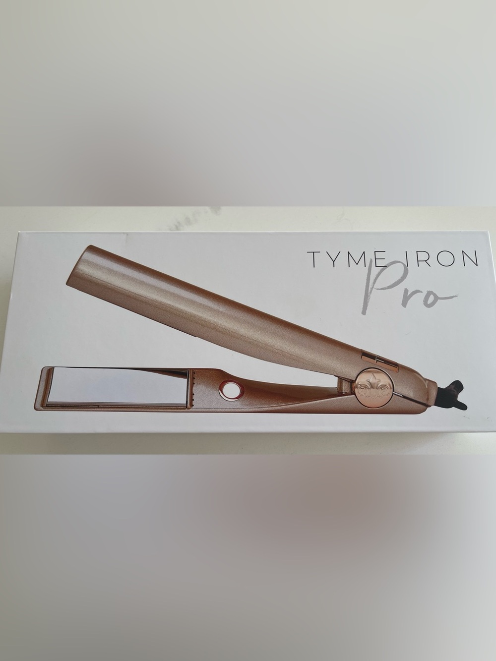 TYME Iron Pro Metallic Rose Gold Flat Styling Iron
